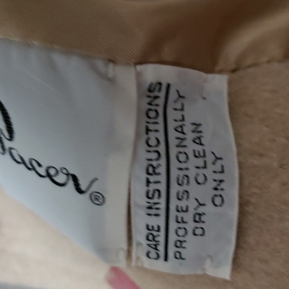 🎀 Vintage 70s Tan Wool Country Pacer Coat - Picture 8 of 9